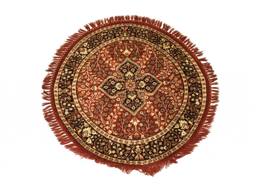 Kashan Round Design Hand Knotted Carpet